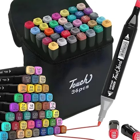 - Embalagens    Cod. CANETAS PARA COLORIR KIT COM 36 UNIDADES
